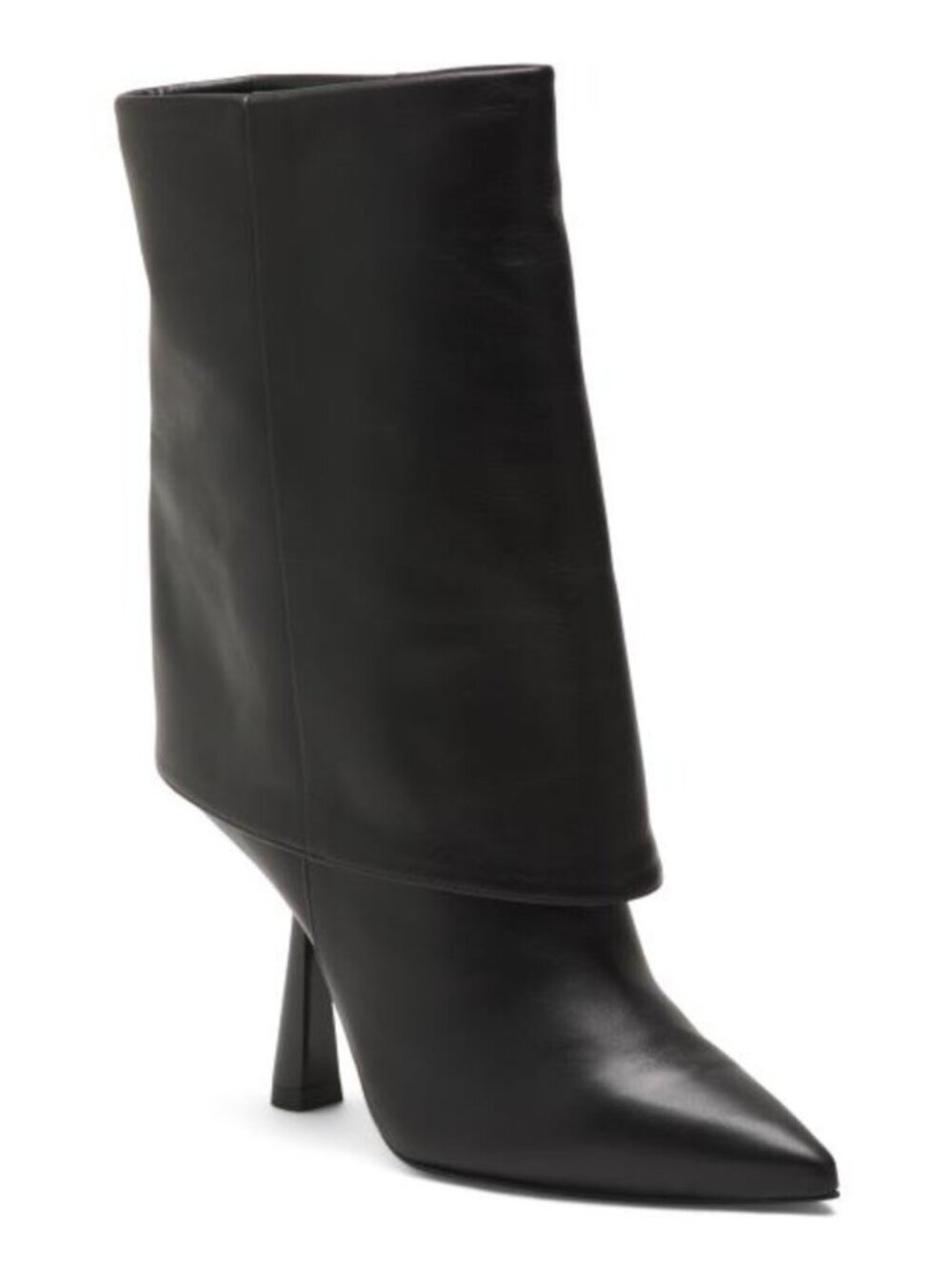 BLACK SUEDE STUDIO Made In Brazil Leather Cecille Fold Over Pointed Toe Boots